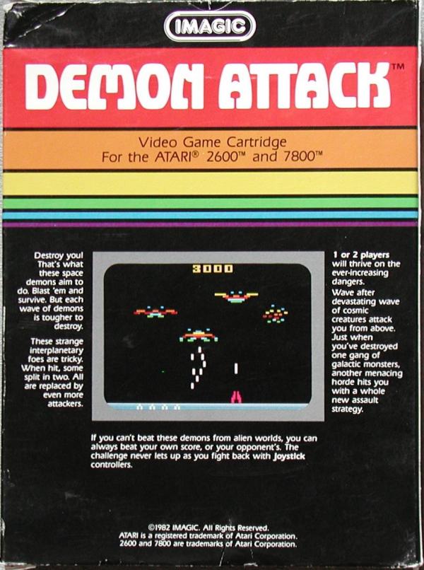 Demon Attack - Box Back