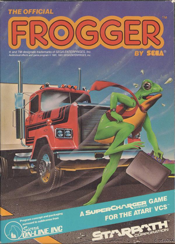 Frogger, The Official - Box Front