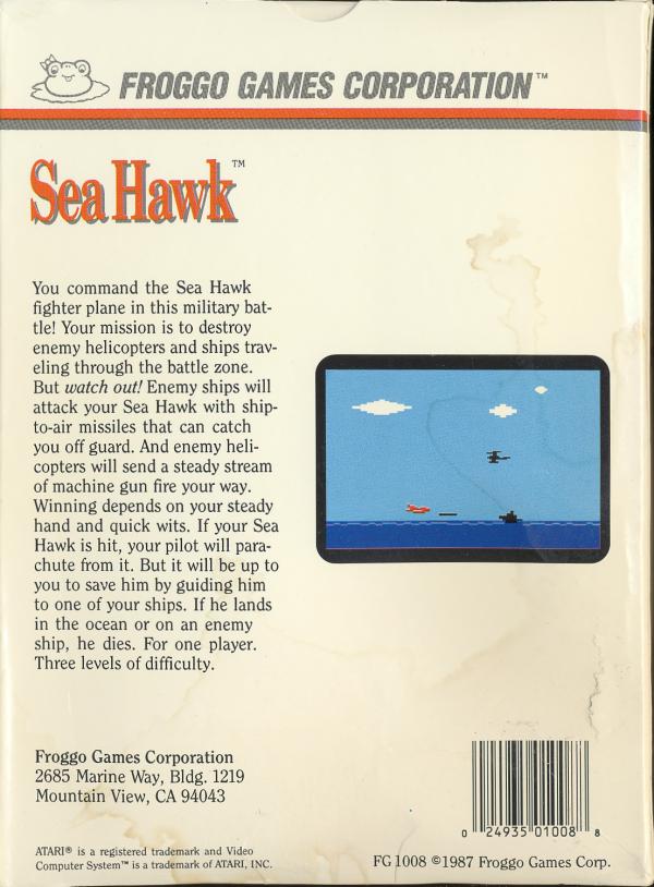 Sea Hawk - Box Back