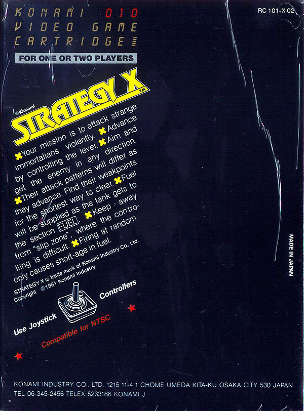 Strategy X - Box Back