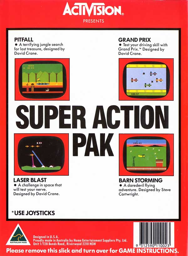 Super Action Pak - Box Back