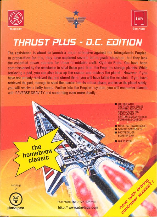 Thrust+ DC Edition - Box Back