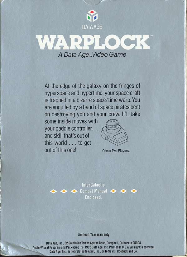 Warplock - Box Back