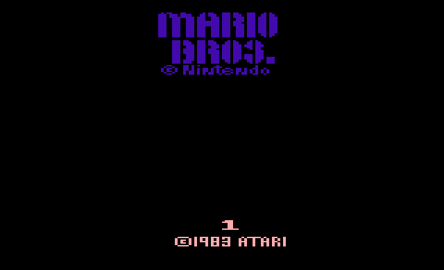 Return of Mario Bros. - Original Screenshot