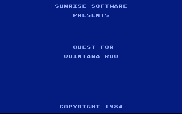 Quest for Quintana Roo - Screenshot