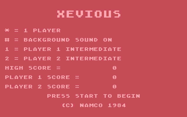 Xevious - Screenshot