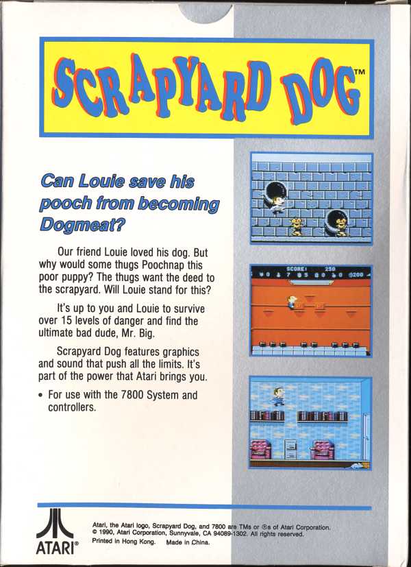 Scrapyard Dog - Box Back