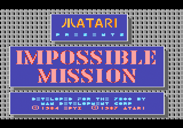 Impossible Mission - Screenshot