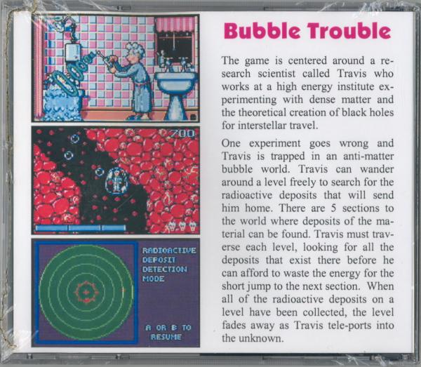 Bubble Trouble - Box Back