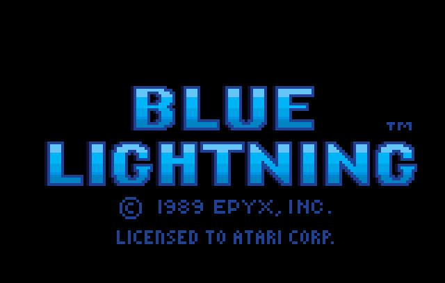 Blue Lightning Demo Card - Screenshot