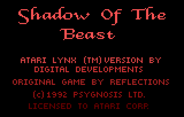 Shadow of the Beast - Screenshot