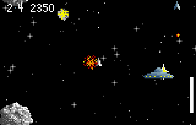 Super Asteroids & Missile Command - Screenshot
