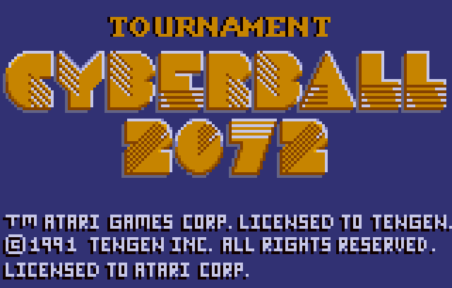 Tournament Cyberball - Screenshot