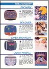 Page 10, Pac-Man, Sky Diver, Super Breakout, Video Pinball