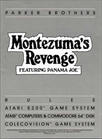 Montezuma's Revenge - Manual