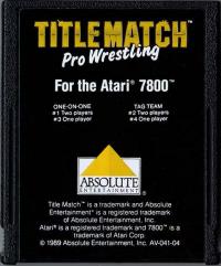 Title Match Pro Wrestling - Cartridge