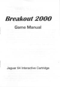Breakout 2000 - Manual