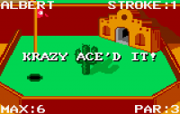 Krazy Ace Miniature Golf - Screenshot